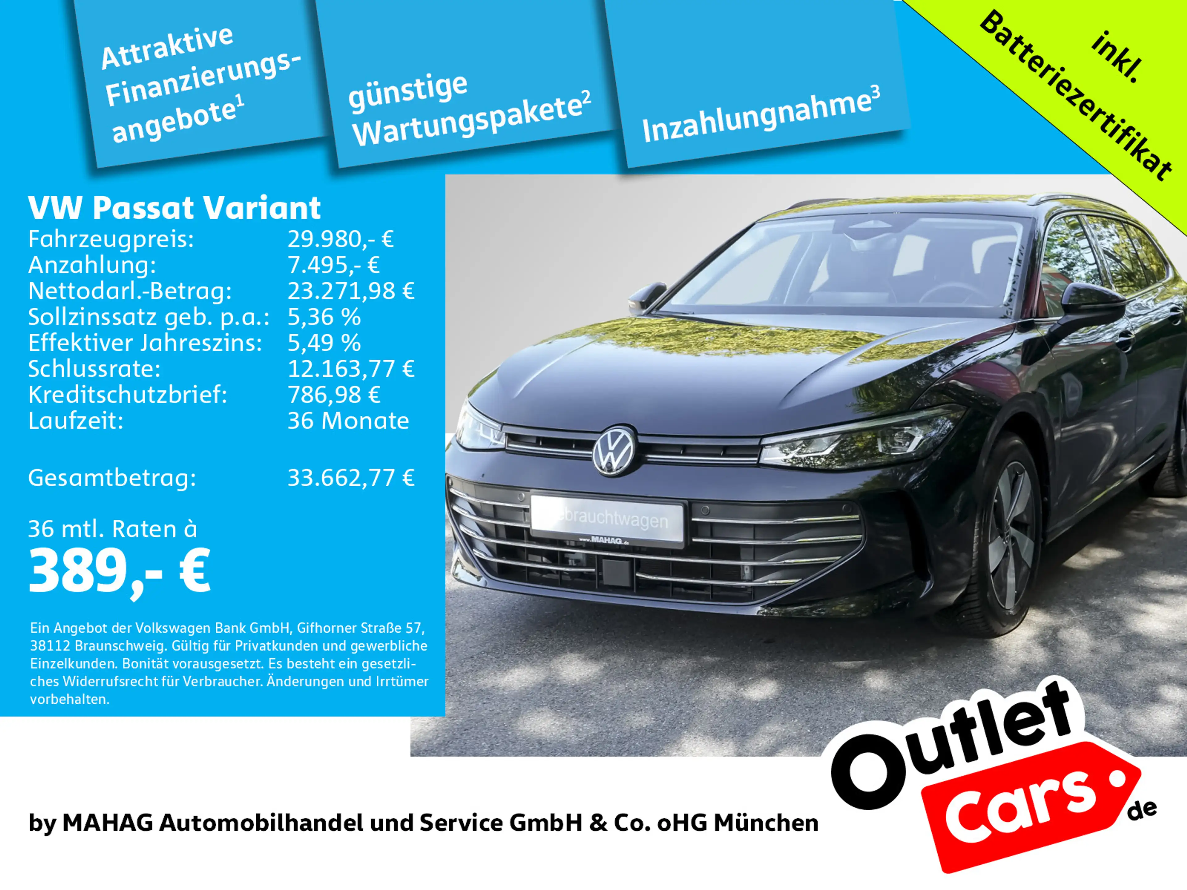 Volkswagen Passat Variant Business 1.5 eTSI LED IQ.Drive Na — photo 2