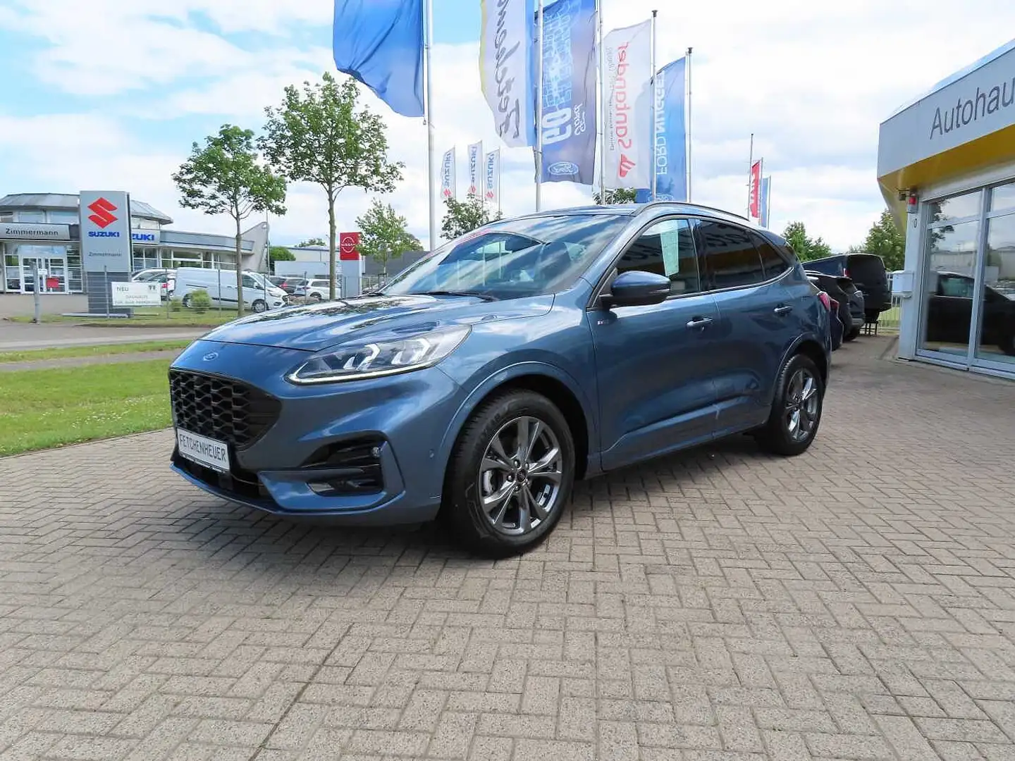 Ford Kuga ST-LINE X NAVI+LED+RFK+iACC+SHZ+HuD+TWA+AHK Bleu - 2
