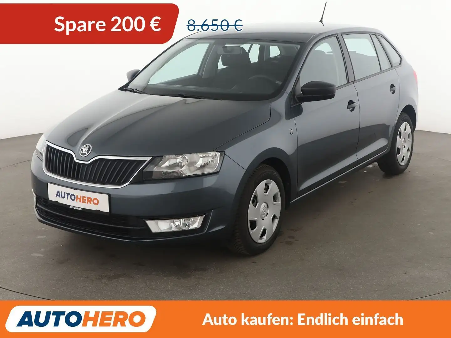 Skoda Rapid/Spaceback 1.2 TSI Cool Edition*KLIMA*CD-PLAYER*GARANTIE* Blau - 1