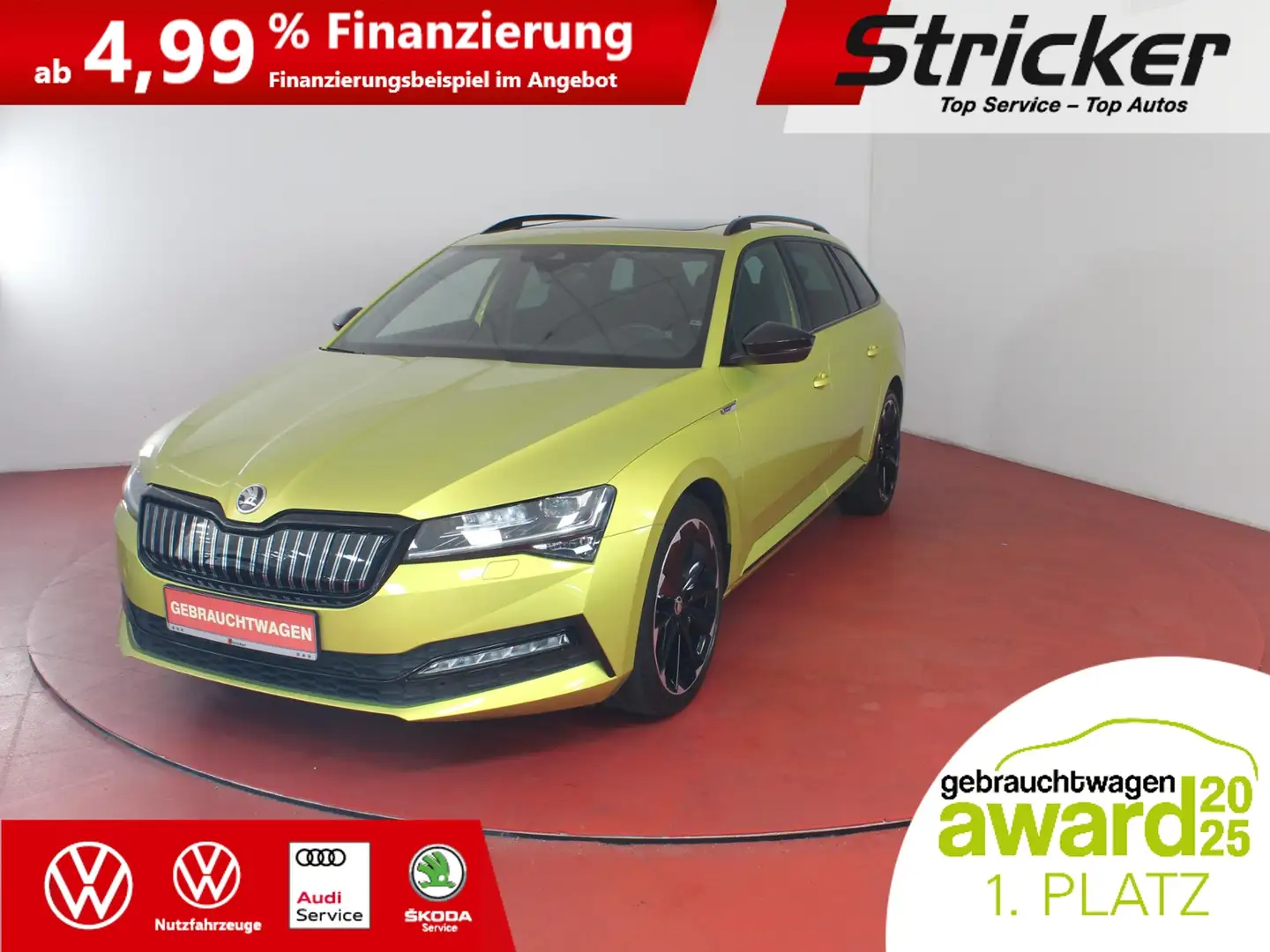 Skoda Superb Combi Sportline iV 1.4TSI DSG 320,-ohne Anzahlung Gold - 1