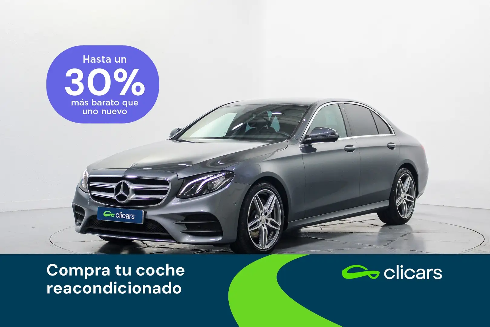 Mercedes-Benz E 220 220d 9G-Tronic 194 Gris - 1