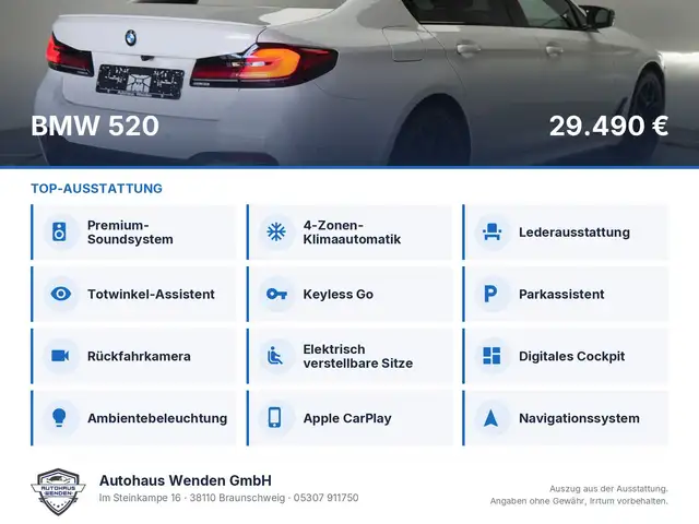BMW 5 Series view 6