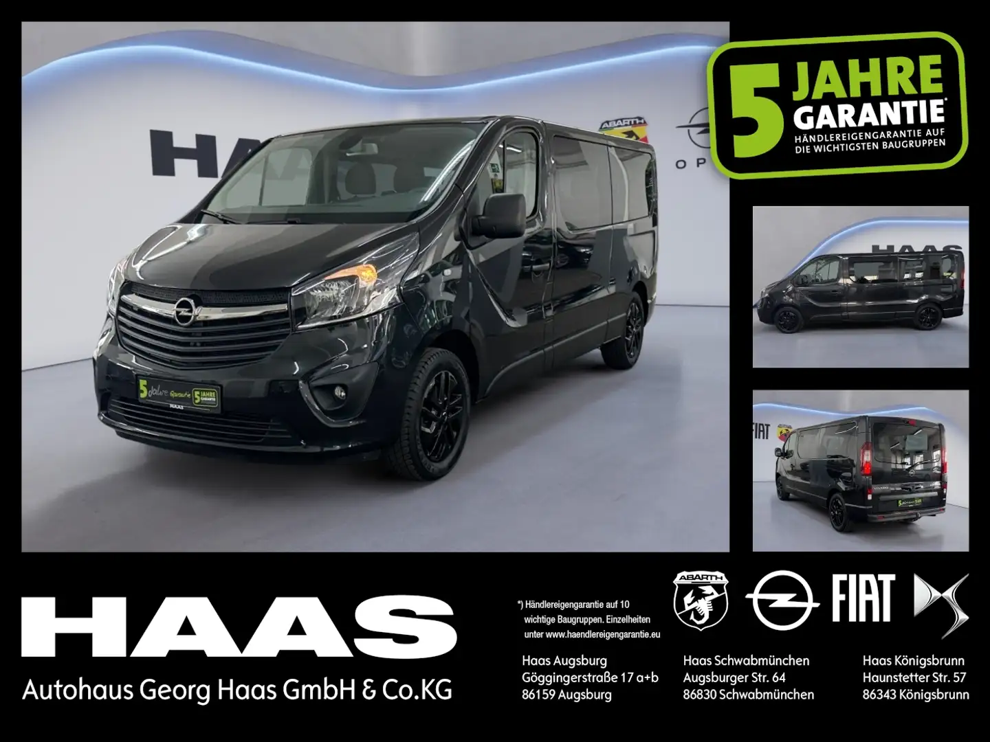 Opel Vivaro B Combi 1.6 CDTI Biturbo L2H1 Navi Чорний - 1