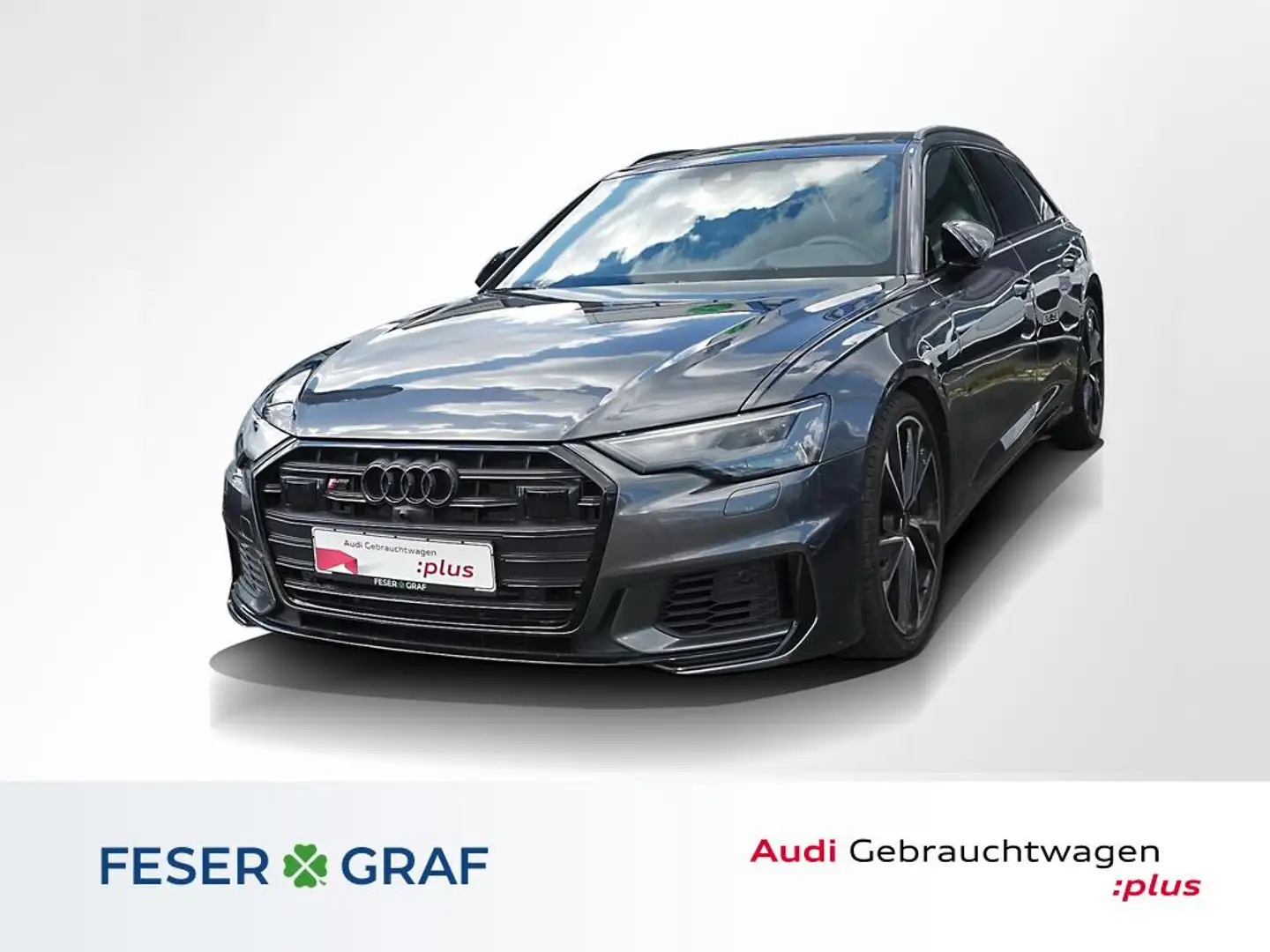 Audi S6 Avant TDI Pano,Standhzg,HUD,B&O,AHK,Leder,Nav Grau - 1