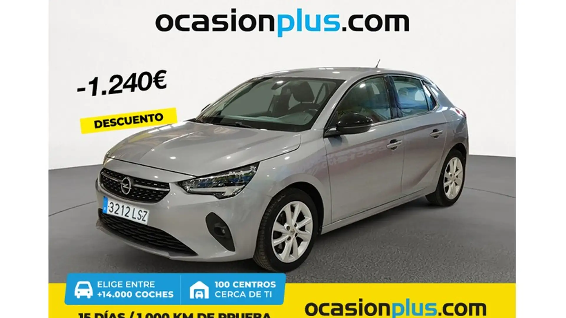 Opel Corsa 1.2T XHT S/S Elegance AT8 100 Grijs - 1