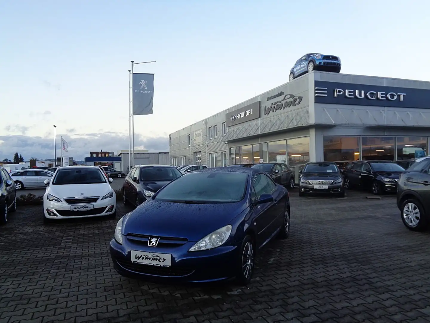 Peugeot 307 CC 1,6 16V " nur Ersatzteile " Blau - 2