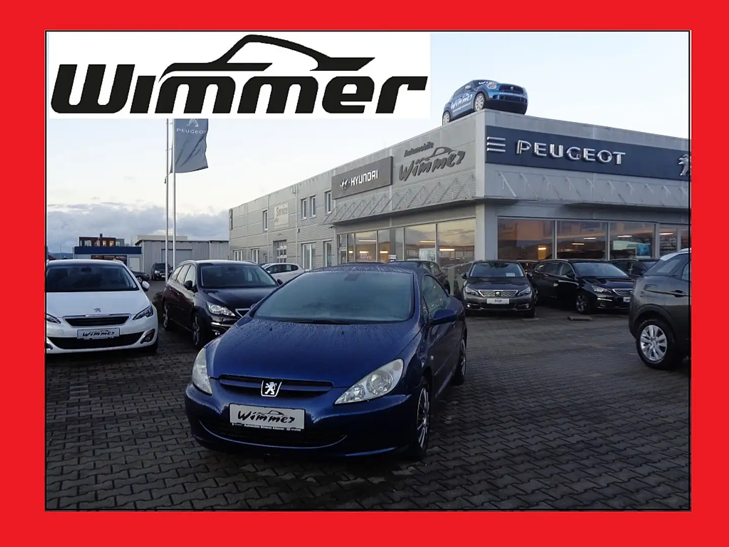 Peugeot 307 CC 1,6 16V " nur Ersatzteile " Blau - 1