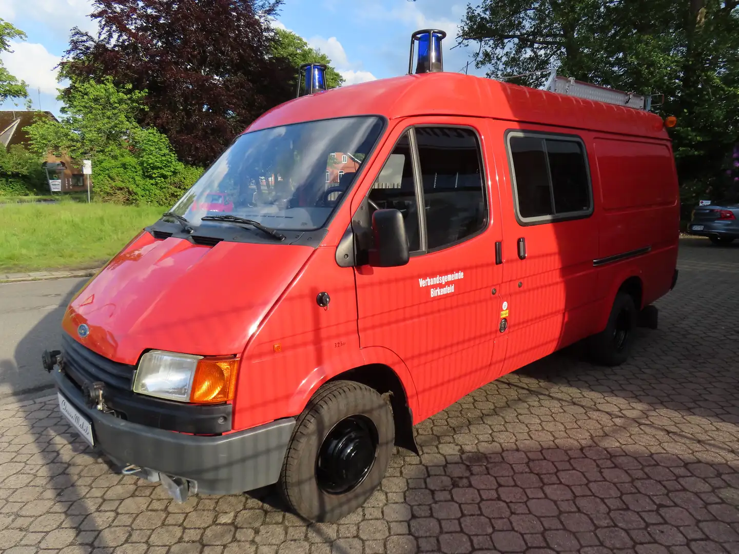 Ford Transit Feuerwehr *nur 19 TKM*HU/H-Kennzeichen neu*Servo* Rot - 2