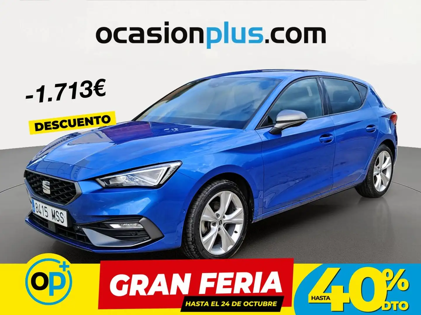 SEAT Leon 1.0 eTSI S&S FR DSG-7 110 Azul - 1