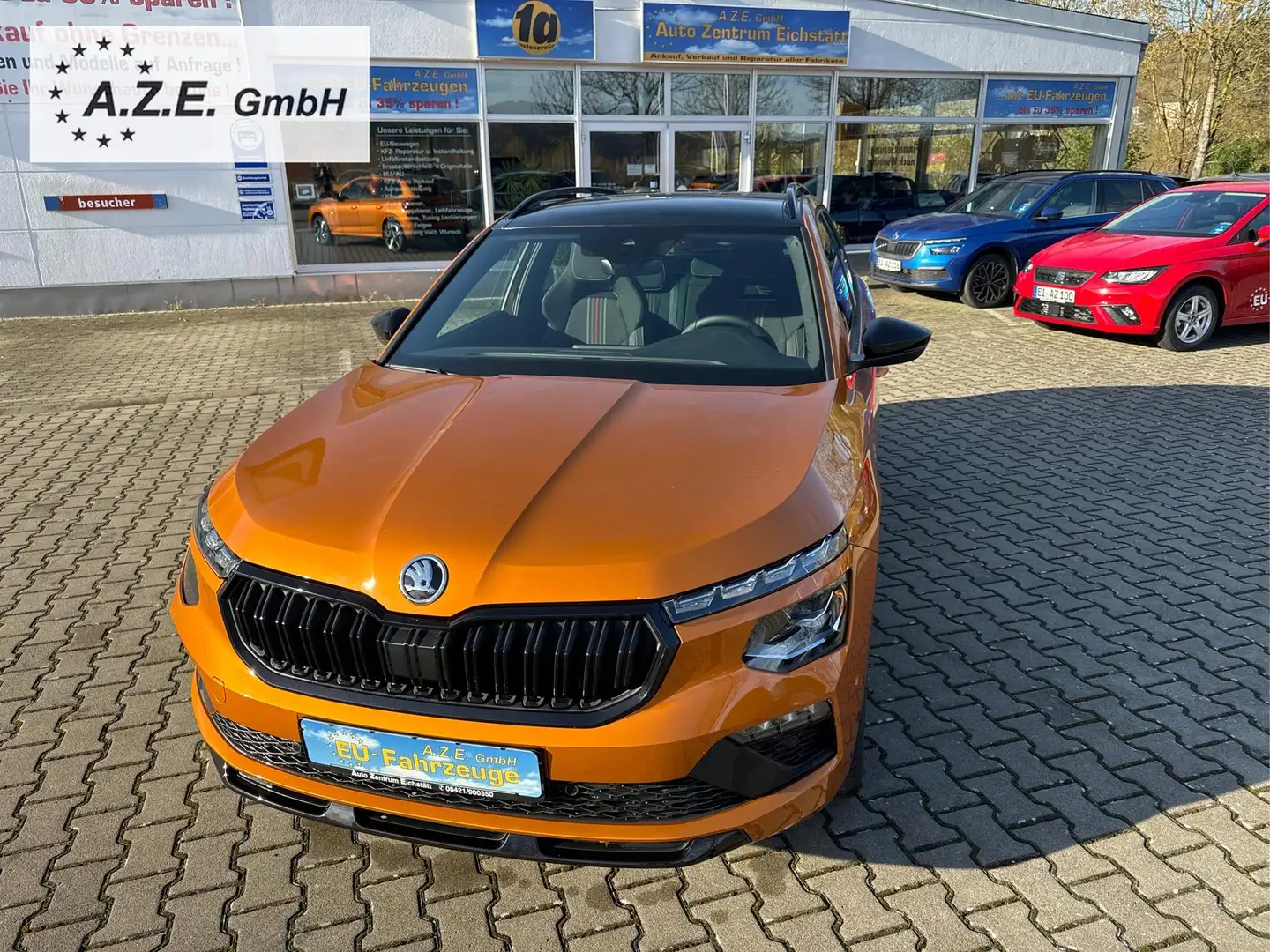 Skoda Kamiq Monte Carlo 1.5 TSI DSG *NAVI*ACC*EL.KLAPPE*AHK... Orange - 2