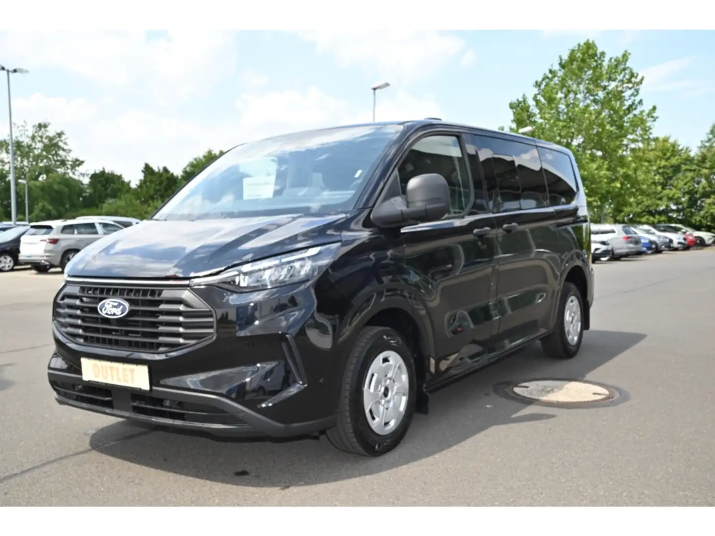 Ford Transit Custom Kombi 2.0 AHK-kl Navi LED DAB SHz Schwarz - 1