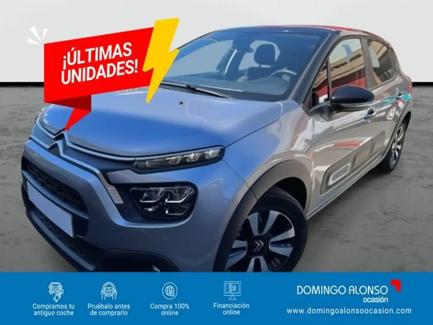 Citroen C3 PureTech 60KW (83CV) C-Series Gris - 1