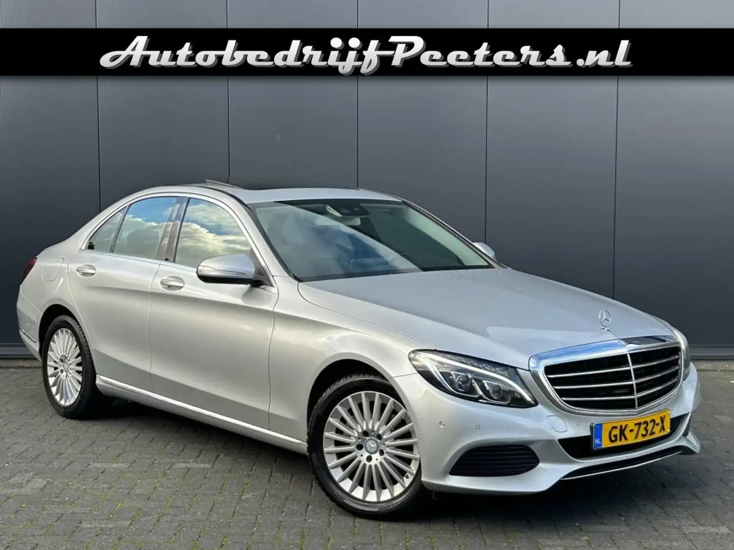 Mercedes-Benz C 180 C 180 Luxury Aut. S.dak LED Leder Comand Sfeerlich Gris - 1