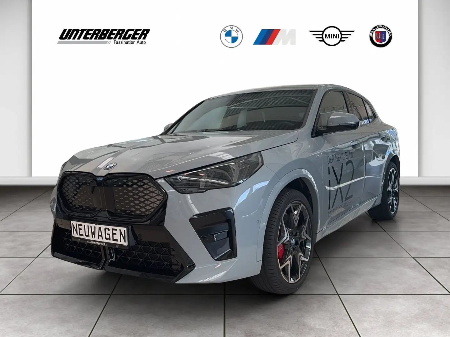 BMW iX2 xDrive30 M Sport Pro HUD AHK DA Prof PA+ Gris - 1