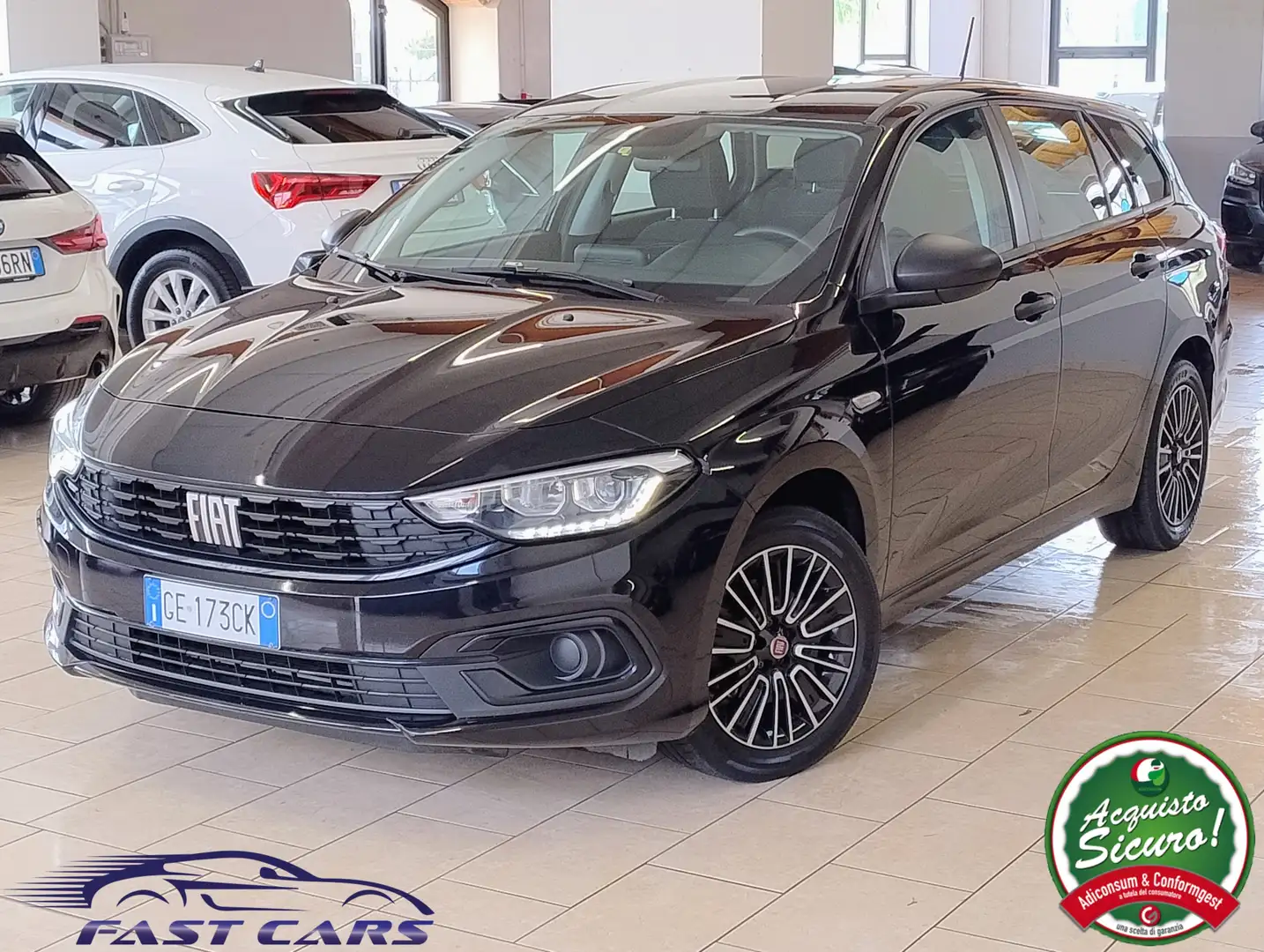 Fiat Tipo STATIN WAGON 1.0 LIFE 100cv #LED #NEOPATENATI Zwart - 1
