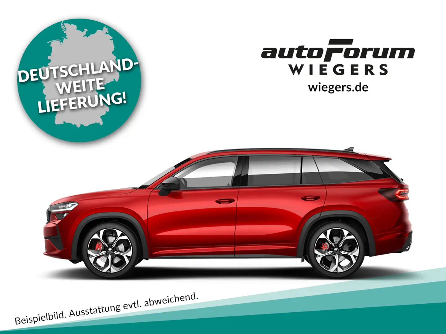 Skoda Kodiaq RS 2.0 TSI 195 kW (265 PS) DSG 4x4 Rot - 2