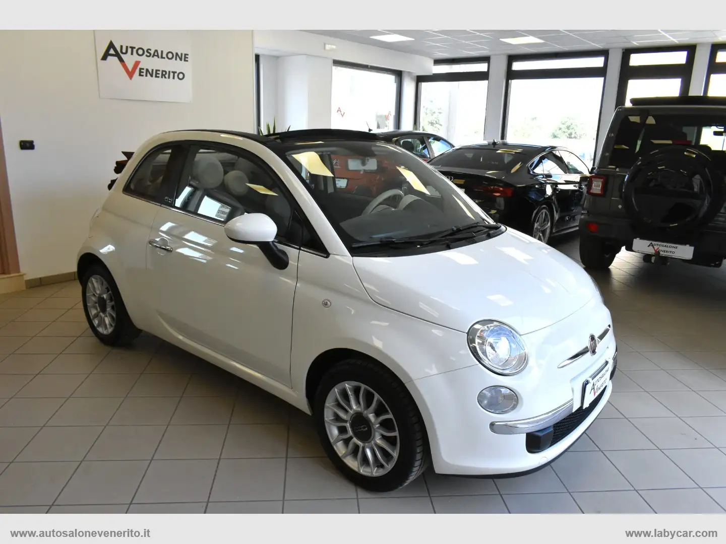 Fiat 500 C 1.2 Lounge Weiß - 2