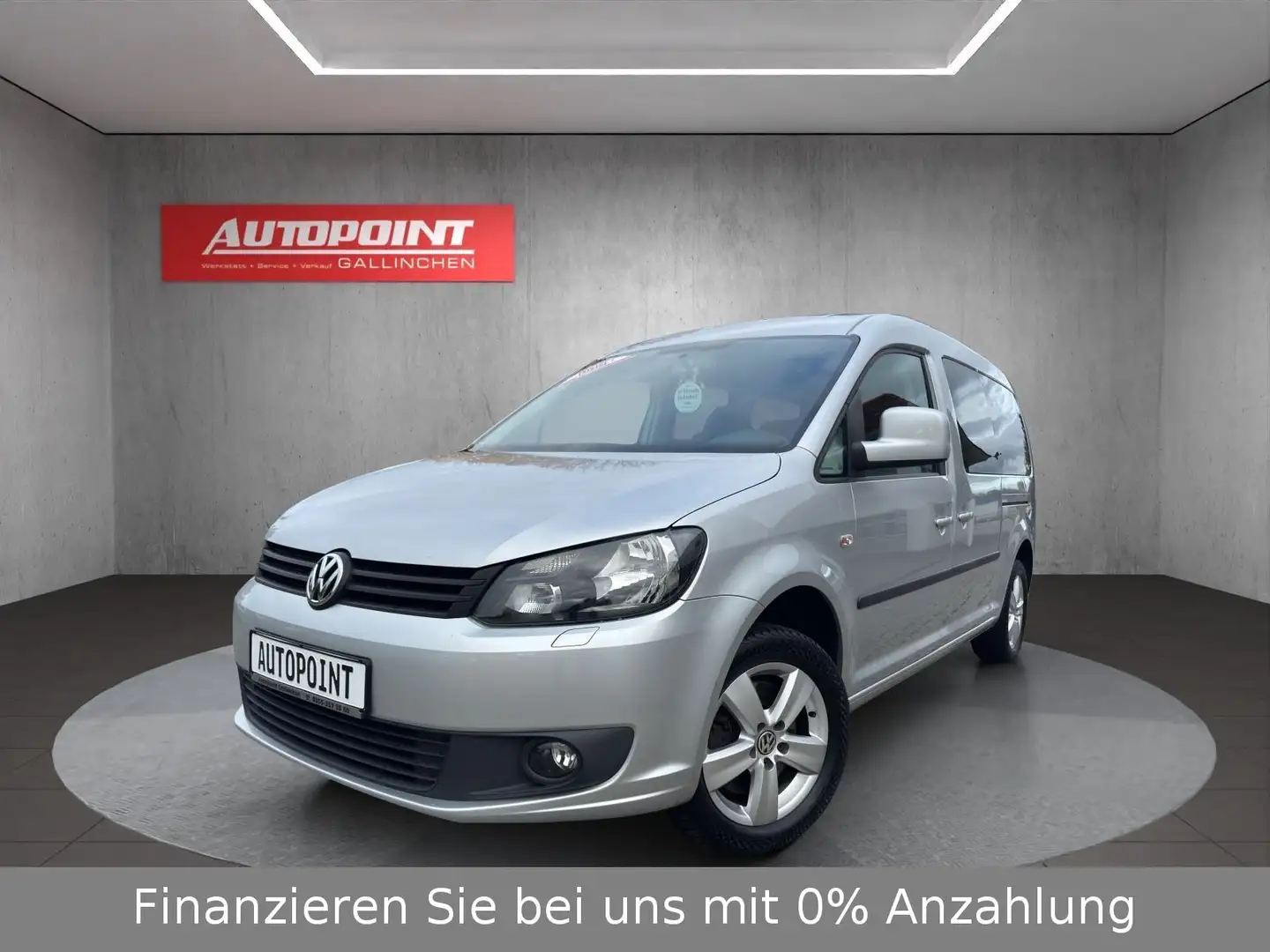 Volkswagen Caddy Kombi Maxi 7 Sitzer Soccer Trendline Argent - 1