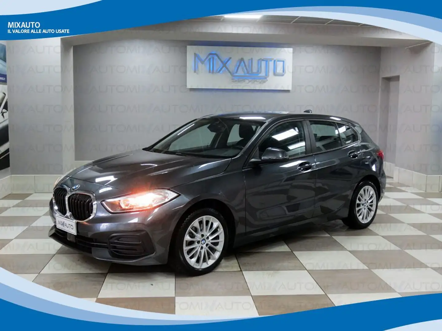 BMW 116 D 5 Porte Business Advantage AUT EU6 Grigio - 1