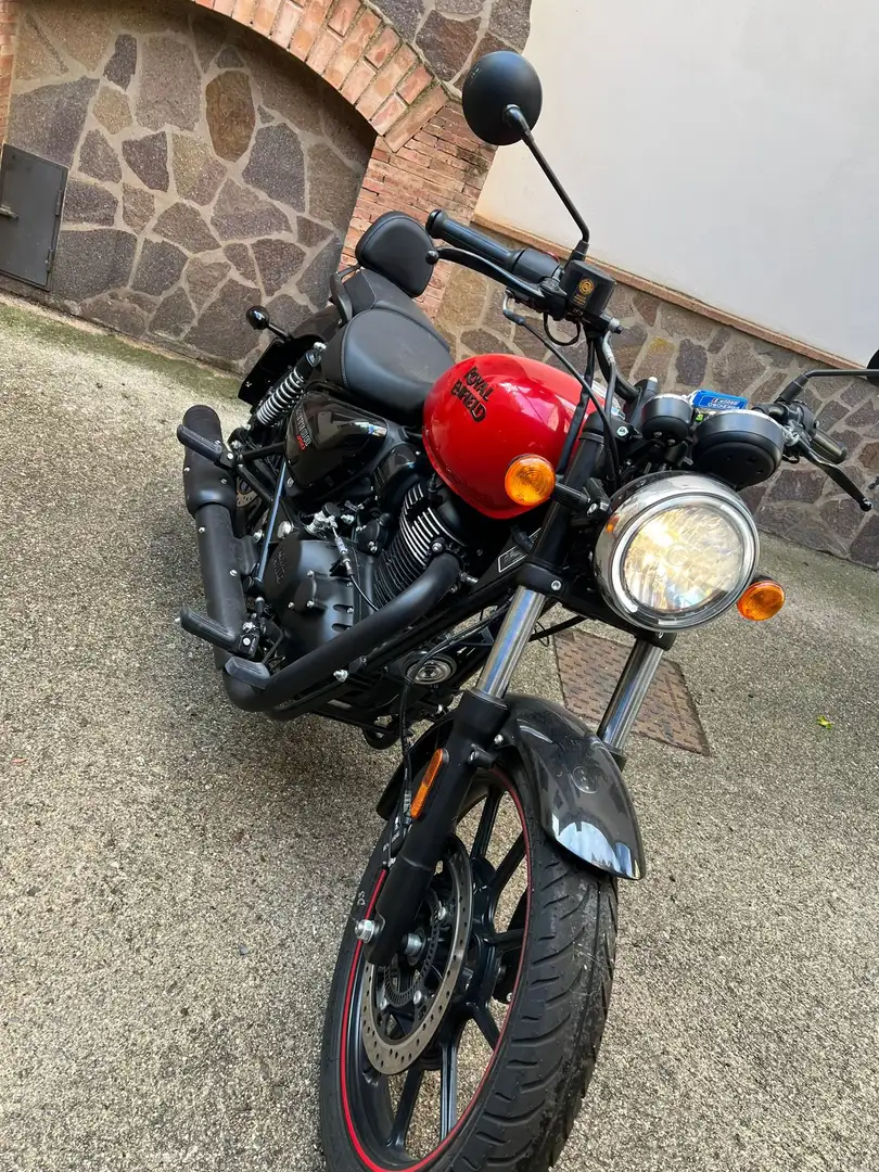 Royal Enfield Meteor 350 Fireball red - MAI USATA - SOLO 77KM Rosso - 2