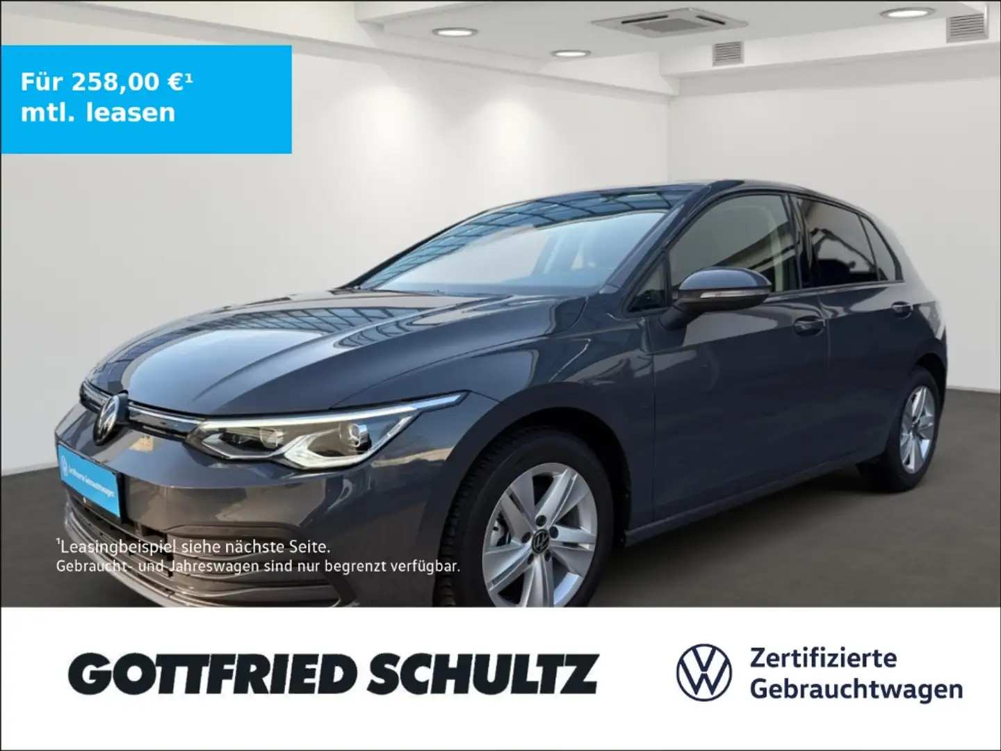 Volkswagen Golf 1.5 TSI LED NAV KAMERA ALLSEASON Life Grijs - 1