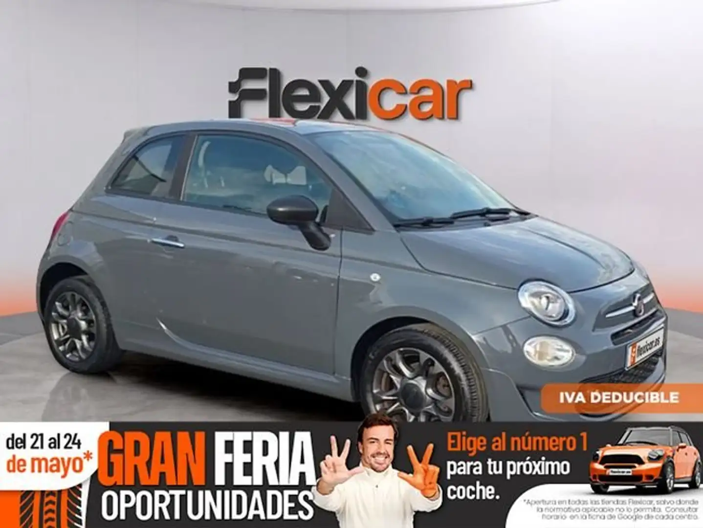 Fiat 500 Sport 1.0 Hybrid 51KW (70 CV) Gris - 1