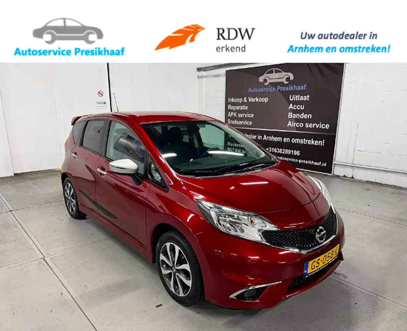 Nissan Note 1.2 DIG-S N-TEC CAMERA / NAVIGATIE / LM VELGEN Rosso - 1