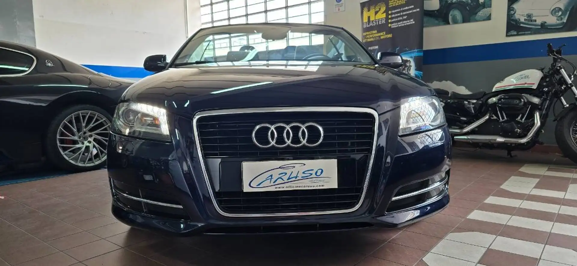 Audi A3 Cabrio 2.0 tdi CARPLAY INTERNET CONCERT*garaudi 24 Blu/Azzurro - 2