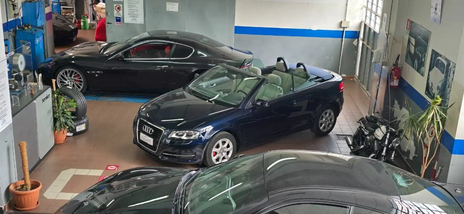 Audi A3 Cabrio 2.0 tdi CARPLAY INTERNET CONCERT*garaudi 24 Blu/Azzurro - 1