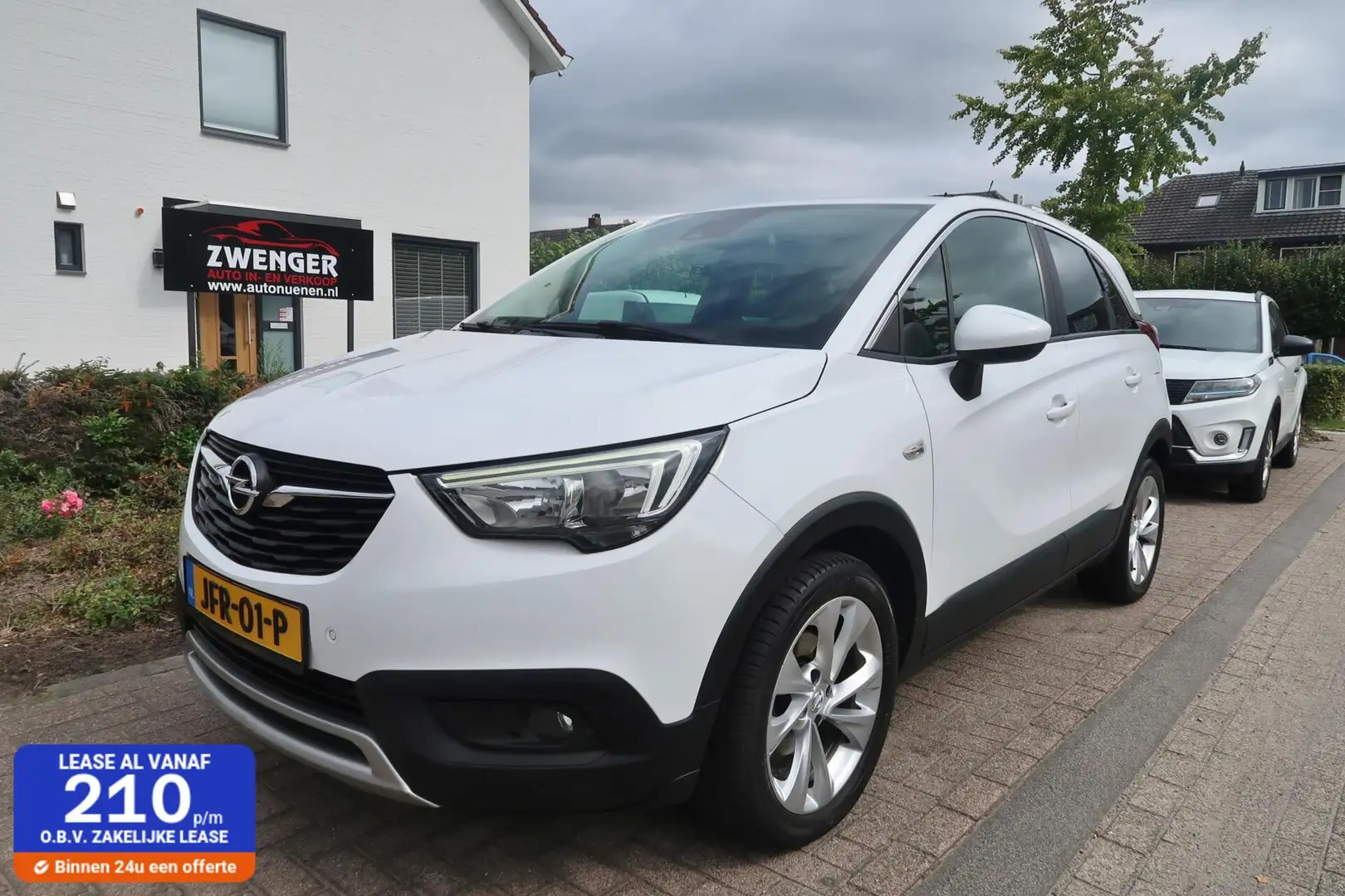 Opel Crossland X 1.2 Turbo Aut NAVIGATIE|CAMERA|RIJSTROOK|AIRCO|CAR Wit - 1