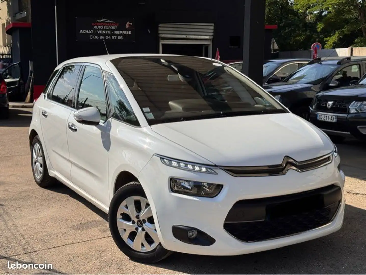 Citroen C4 Picasso Citroën II 1.2 THP 130CV année 03-2016 110.000KM C Blanc - 2