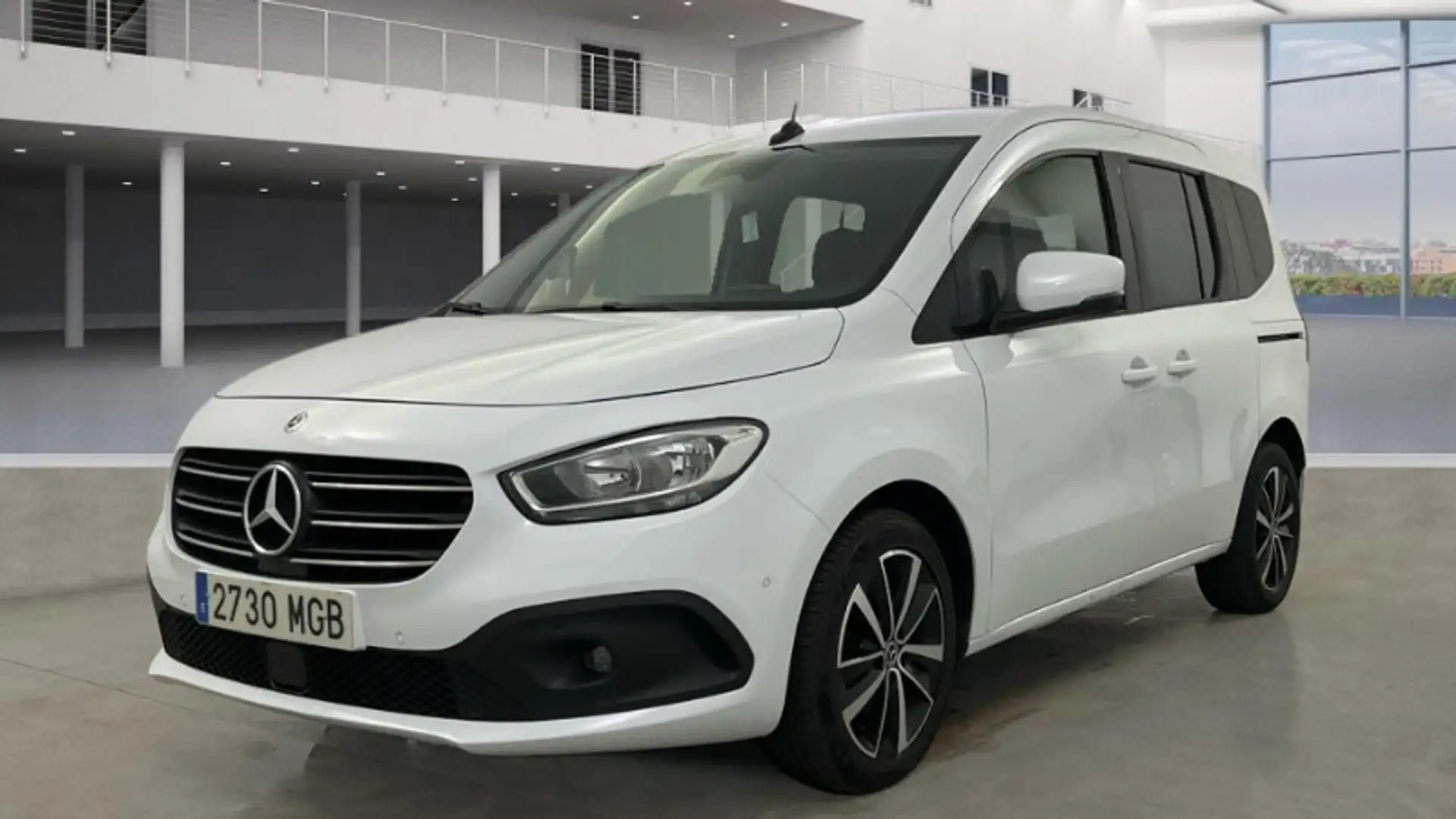 Mercedes-Benz T-Class T 180d Premium automatica 7m. pelle alcantara Blanc - 1