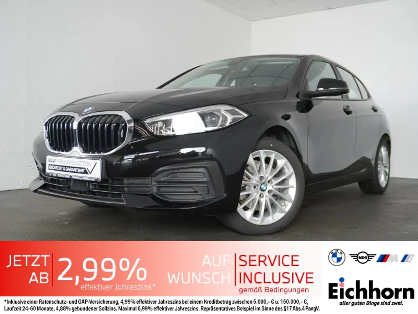 BMW 118 i 5-Türer *LiveCockProf..ADVANTAGE-PAKET* Nero - 1
