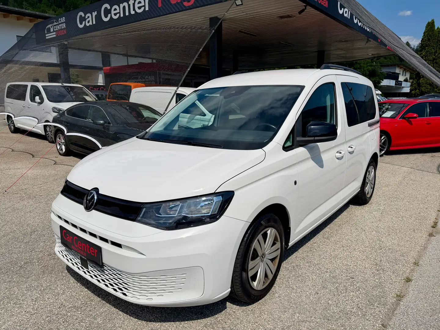 Volkswagen Caddy Life 2.0 TDI 1. Besitz Weiß - 1