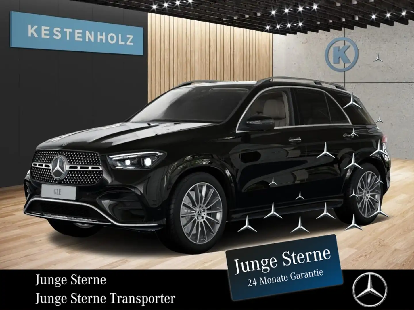 Mercedes-Benz GLE 450 GLE 450 4M AMG*AIRMATIC*AHK*MEMO*STHZ*PANO*360° Schwarz - 1