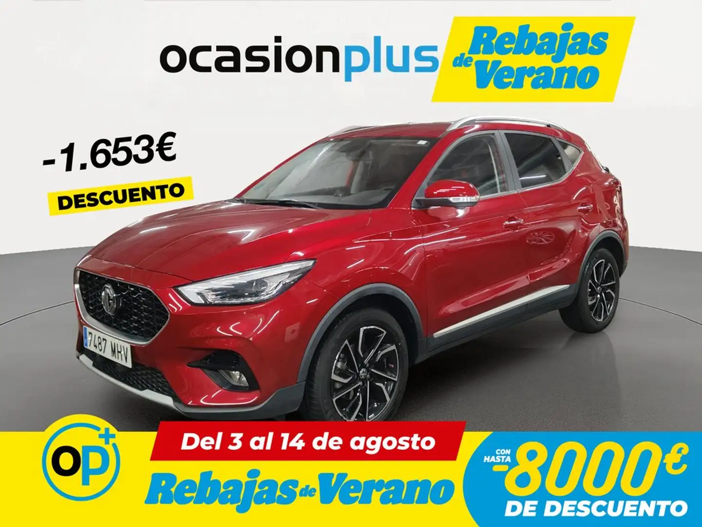 MG ZS 1.0 T-GDI Luxury Aut. 82kW Rojo - 1