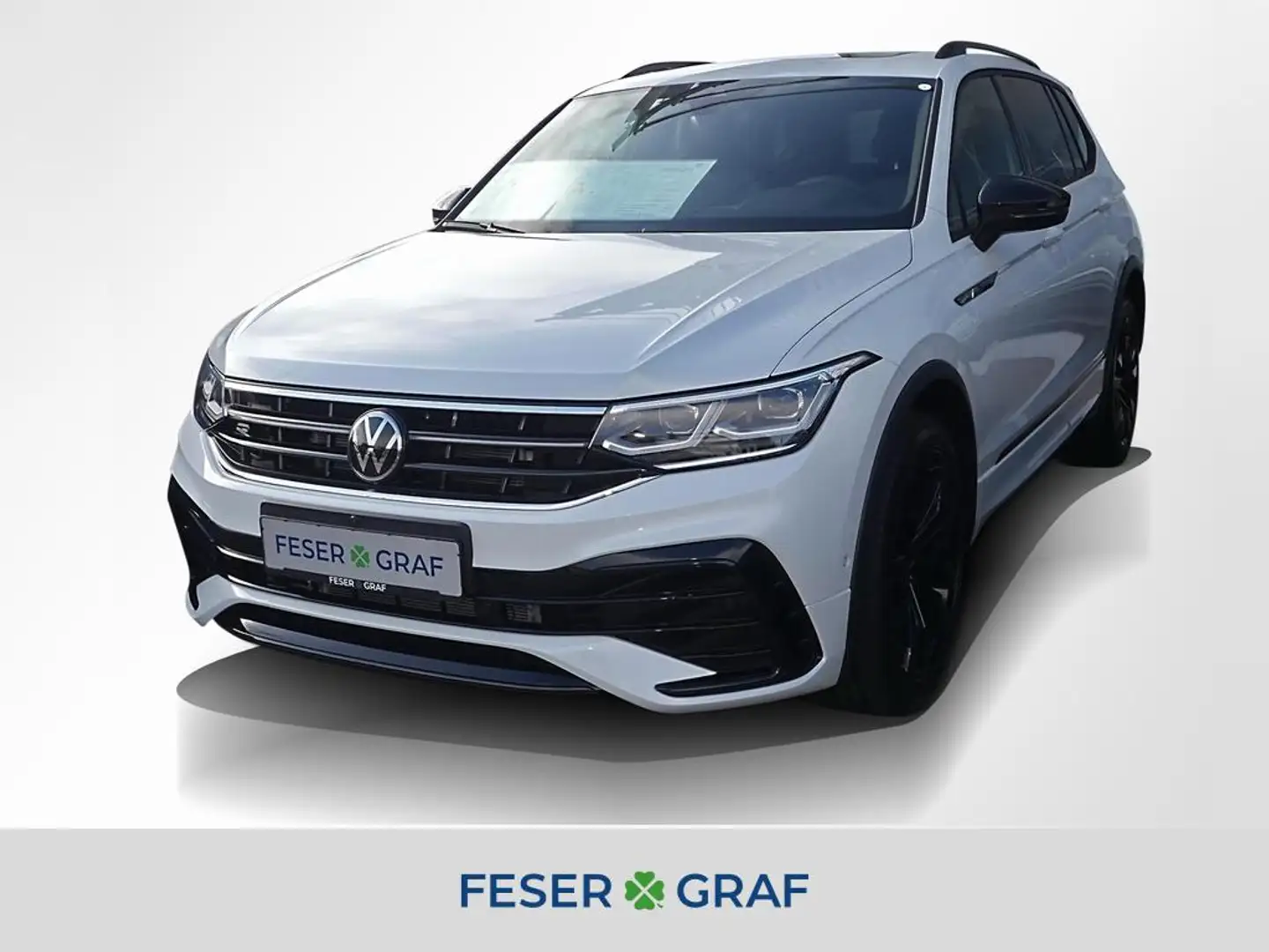 Volkswagen Tiguan Allspace 2.0 TDI 4M R-LINE Black DSG 7Si Weiß - 1