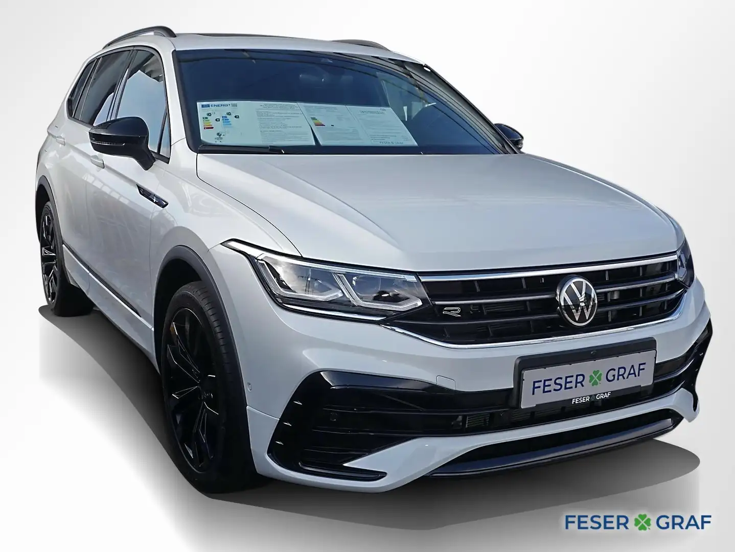 Volkswagen Tiguan Allspace 2.0 TDI 4M R-LINE Black DSG 7Si Weiß - 2