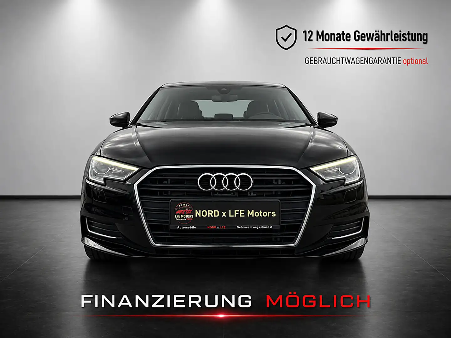 Audi A3 1.6 TDI - LEDER - NAVI - Pickerl NEU - Schwarz - 2