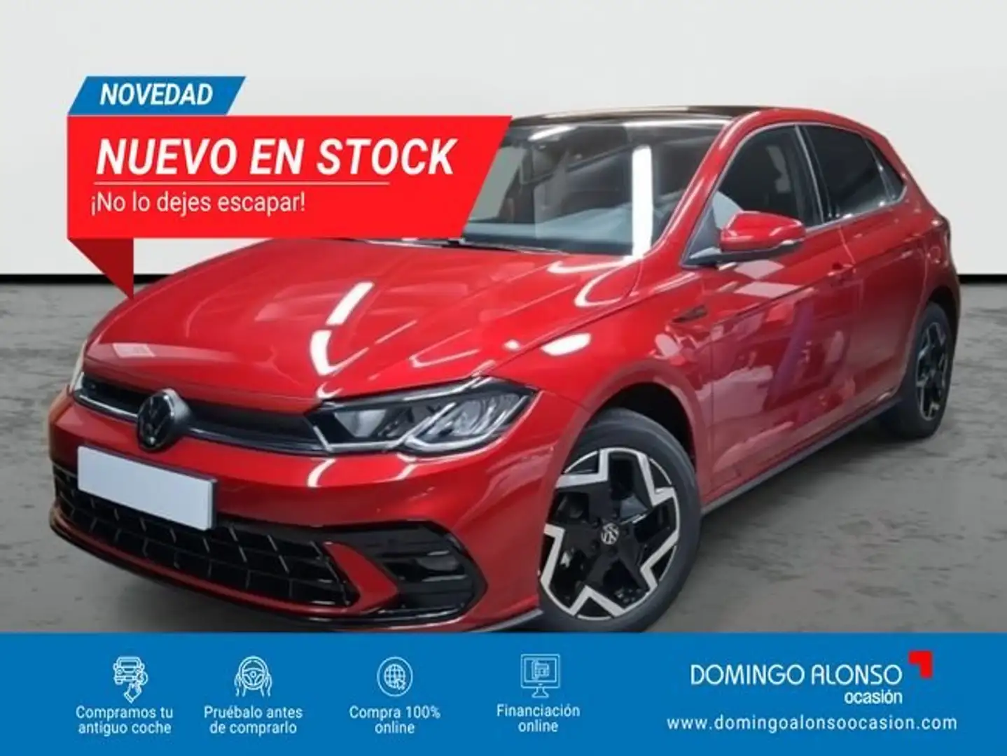Volkswagen Polo 1.0 TSI R-Line 70kW Rojo - 1