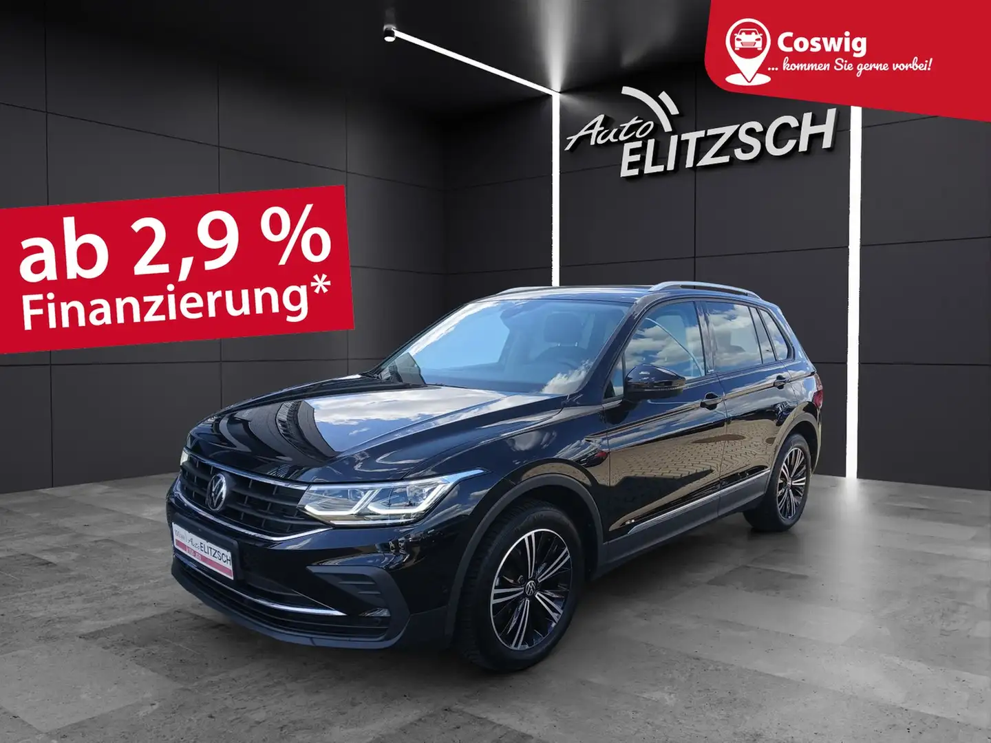 Volkswagen Tiguan TDI United MatrixLED HuD 360° Kamera Keyless AC... Schwarz - 1