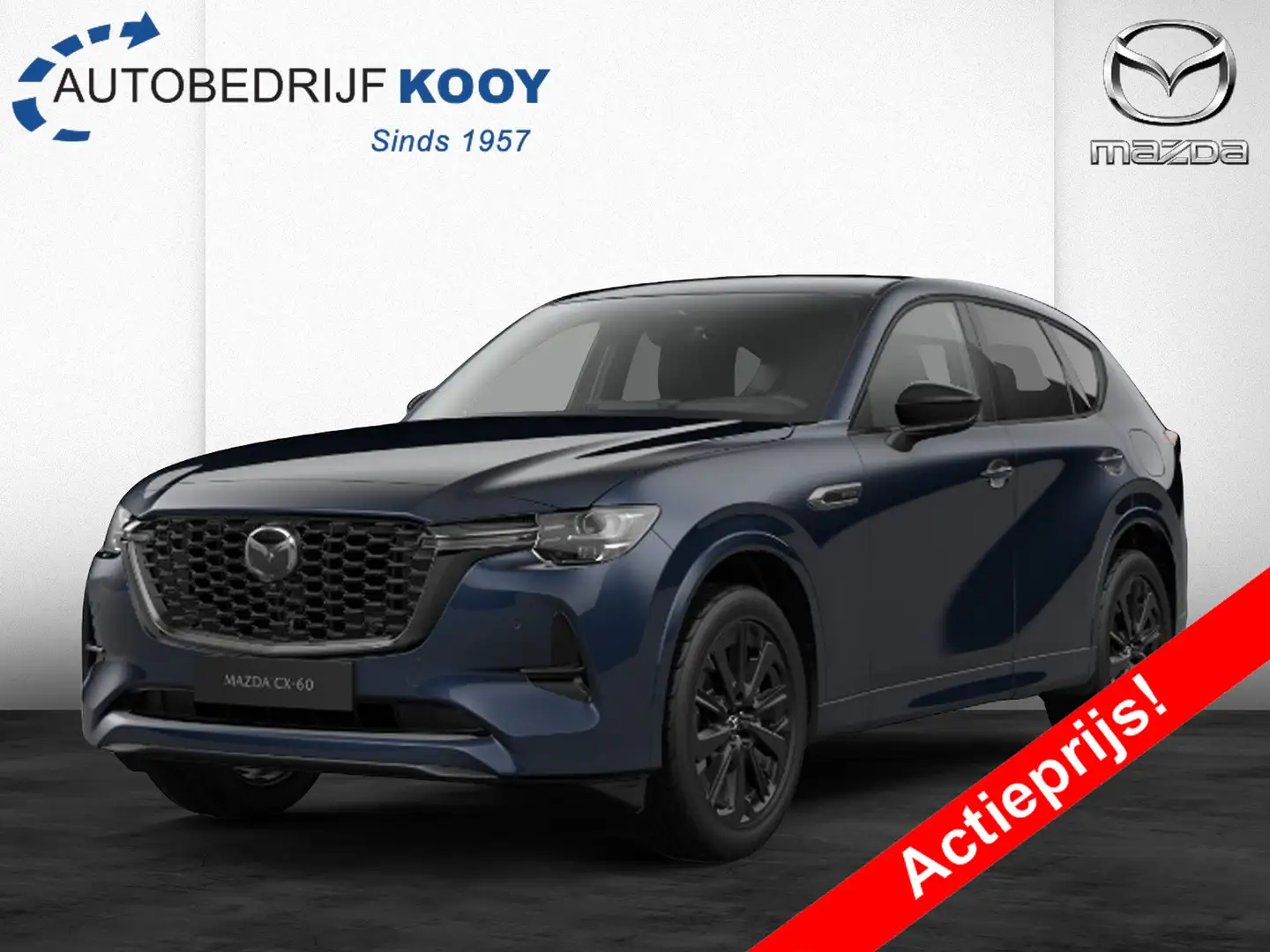 Mazda CX-60 2.5 e-SkyActiv PHEV 327pk Homura Plus Blau - 1