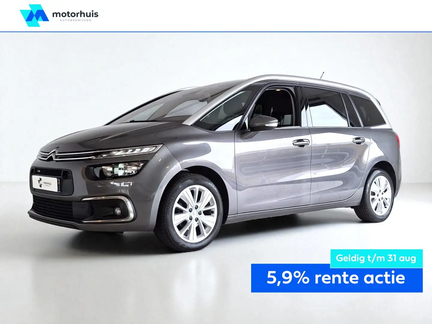 Citroen Grand C4 Picasso PureTech 130pk S&S Business + 7pl NAVI CAMERA JBL Grijs - 1