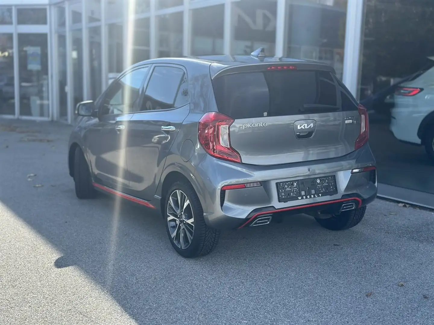 Kia Picanto 1,0 T-GDI GPF ISG GT-Line Grau - 2