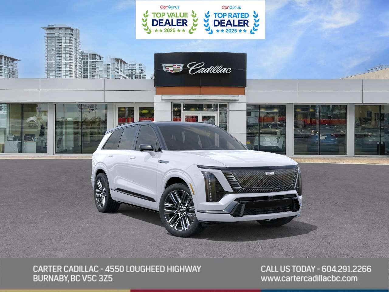White 2027 Cadillac VISTIQ SUV / Crossover All-Wheel Drive 1-Speed Automatic
