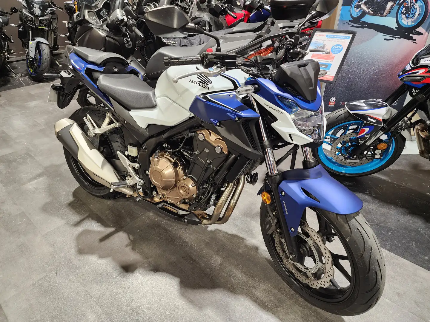 Honda CB 500 Blanc - 2