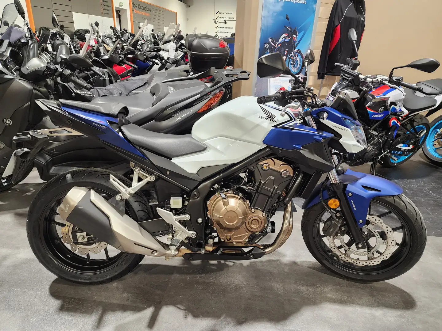 Honda CB 500 Blanc - 1