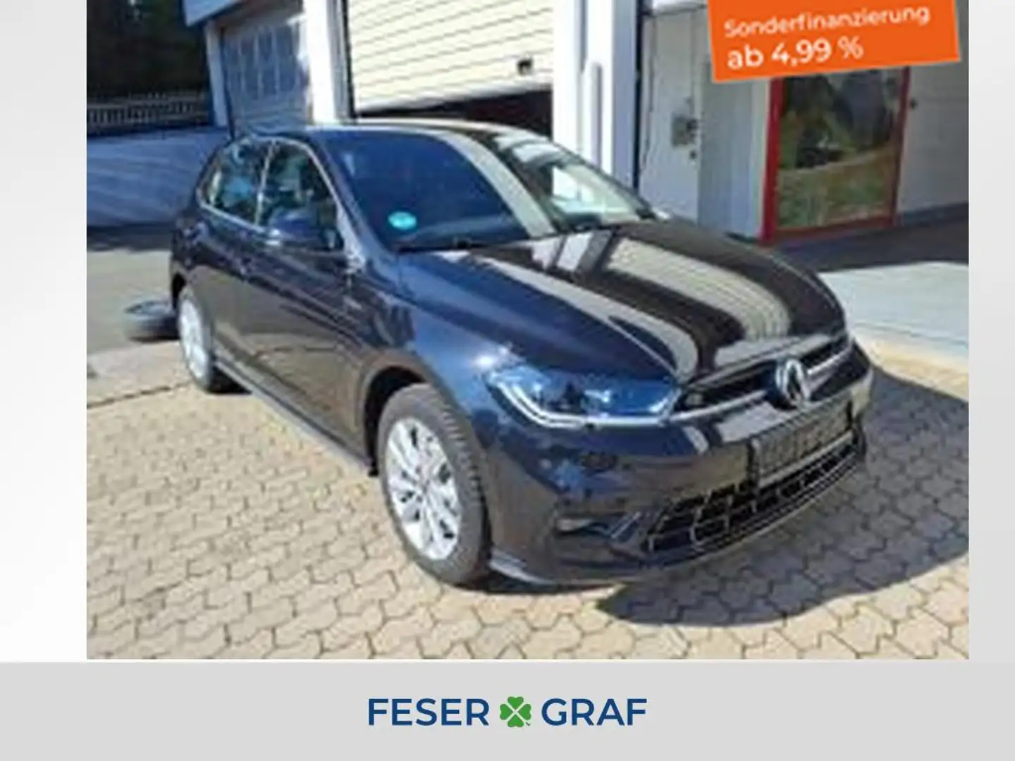 Volkswagen Polo R-Line 7-DSG 1.0l TSI KAMERA NAVI ACC Schwarz - 1