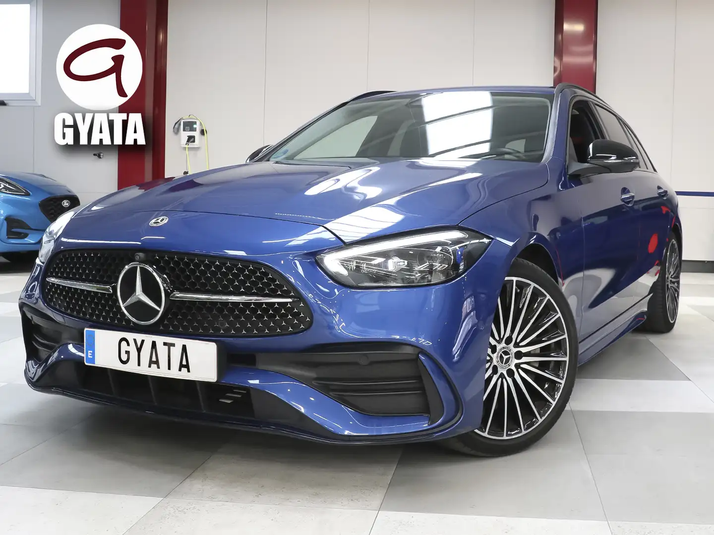 Mercedes-Benz C 220 Estate 220d 9G-Tronic Bleu - 1
