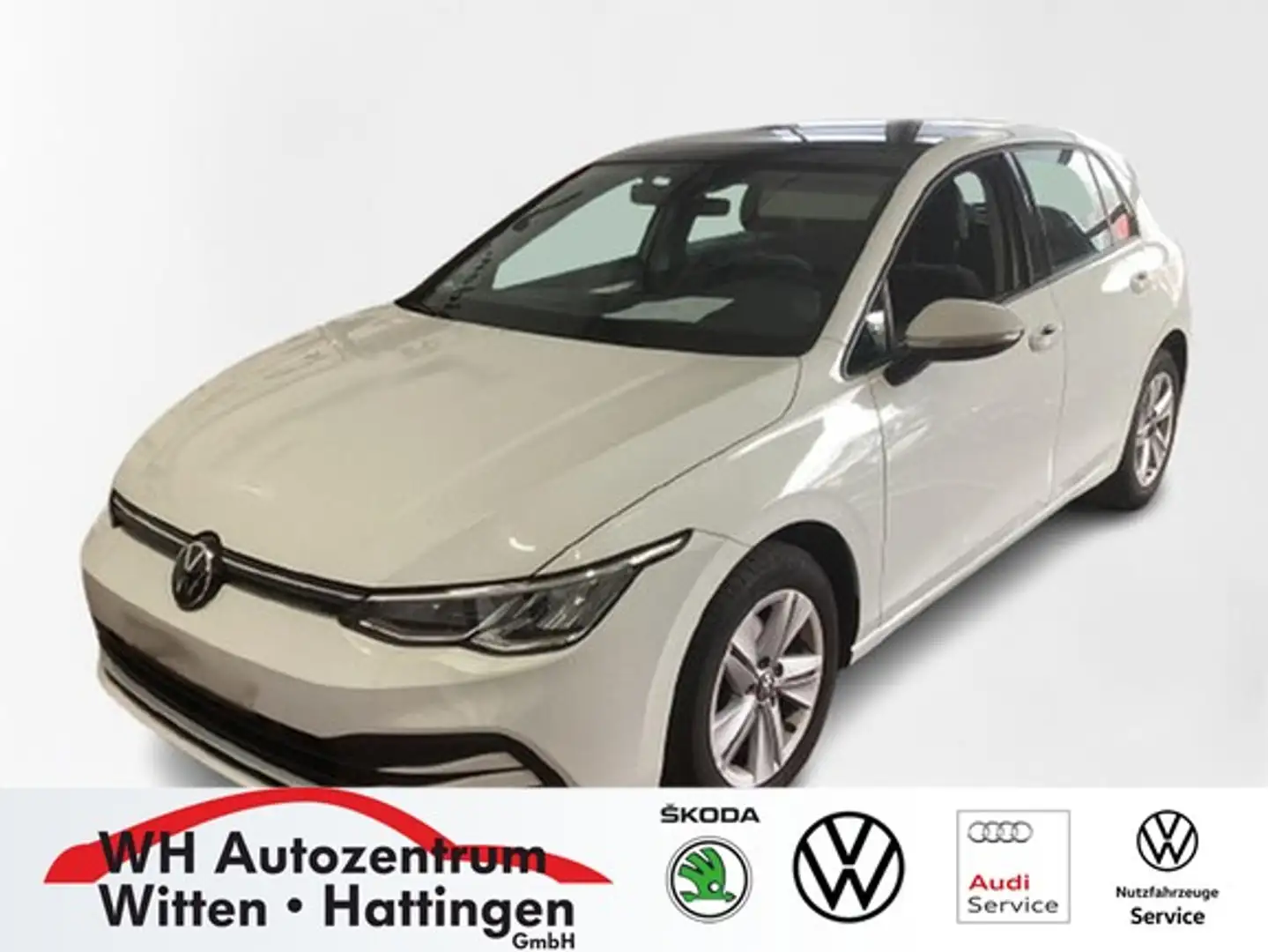 Volkswagen Golf VIII 2.0 TDI Life FAHRSCHULWAGEN PANORAMA DOPPE... Weiß - 1
